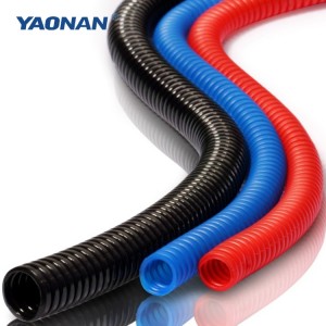 Tubo corrugado flexível de plástico PE Conduíte flexível de plástico polietileno