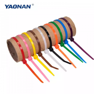 Plastic self-locking numbered manufacturers Cable zip Tie wraps