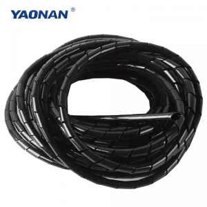 Se større billede Tilføj til sammenligning Del Spiral Flexible Plastic Cable Wrap For Wire