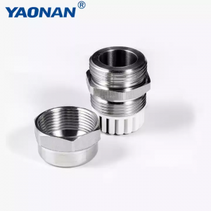 Cable Compression Double Gland / Ex (D) Cable Gland Metal Explosion Proof