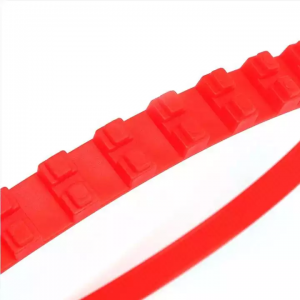 Cravatta per cable persunalizata Taiwan / Serratura in plastica / Cinturina in silicone Twist Tie Zap