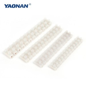 U Type Strip plastic Insulated Electrical Wire Connector terminal block